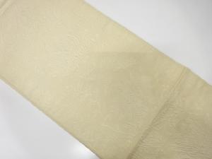 アンティーク　纐纈　唐花模様織り出し全通袋帯（材料）